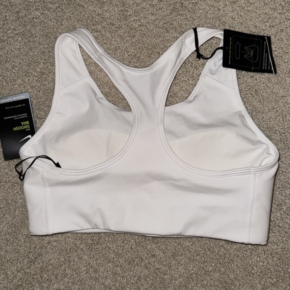 Nike White Swoosh Bra Sz:L - Picture 4 of 5